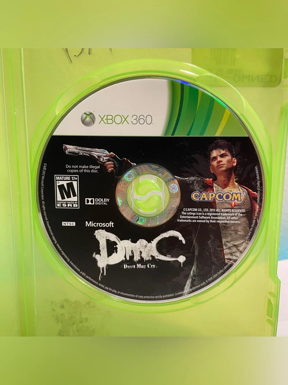 DMC: Devil May Cry (Microsoft Xbox 360, 2013) Disc Only Tested & Works VideoGame